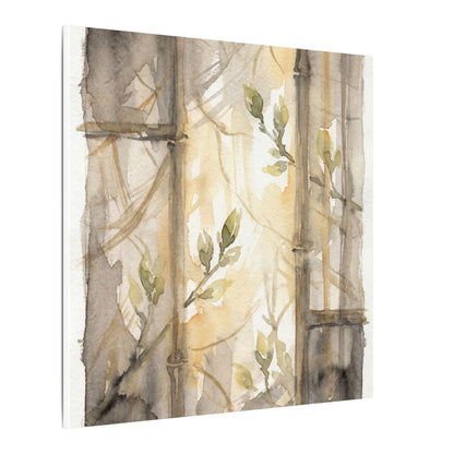 Shoji Screen Spring Canvas Art | Japandi Cozy Design