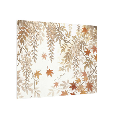 Shibui Wisteria Canvas Art - Japandi Japanese Pattern