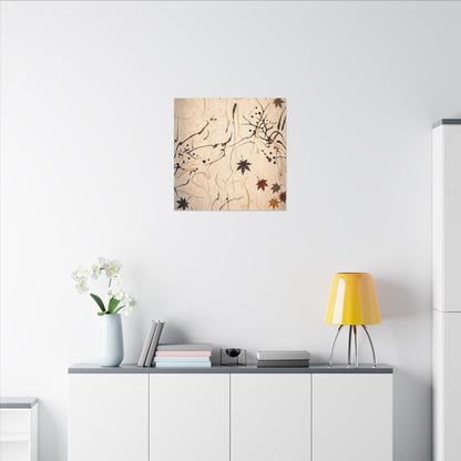 Golden Hour Shoji Screen Canvas Art - Japandi Fukinsei
