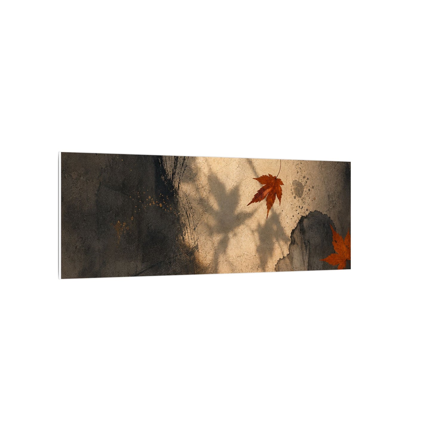 Shadow Play Texture Canvas Art | Neutral Japandi Art