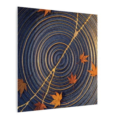 Water Ripple Gold Repair Canvas Art | Healing Kintsugi Art
