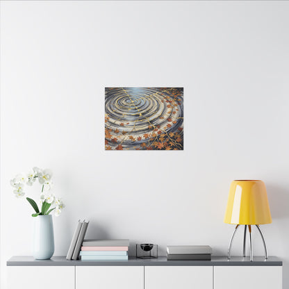 Moonlight Water Ripple Canvas Art - Kintsugi Fukinsei