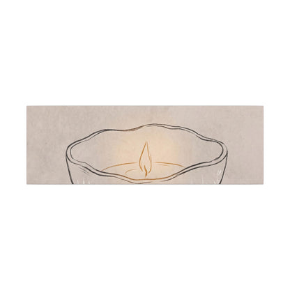 Ceramic Bowl Minimal Line Canvas Art | Neutral Japandi Art