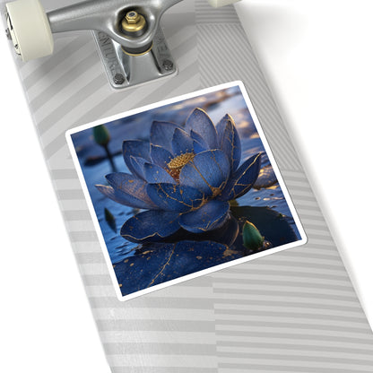 Lotus Flower Spring Sticker | Kintsugi Philosophical Design