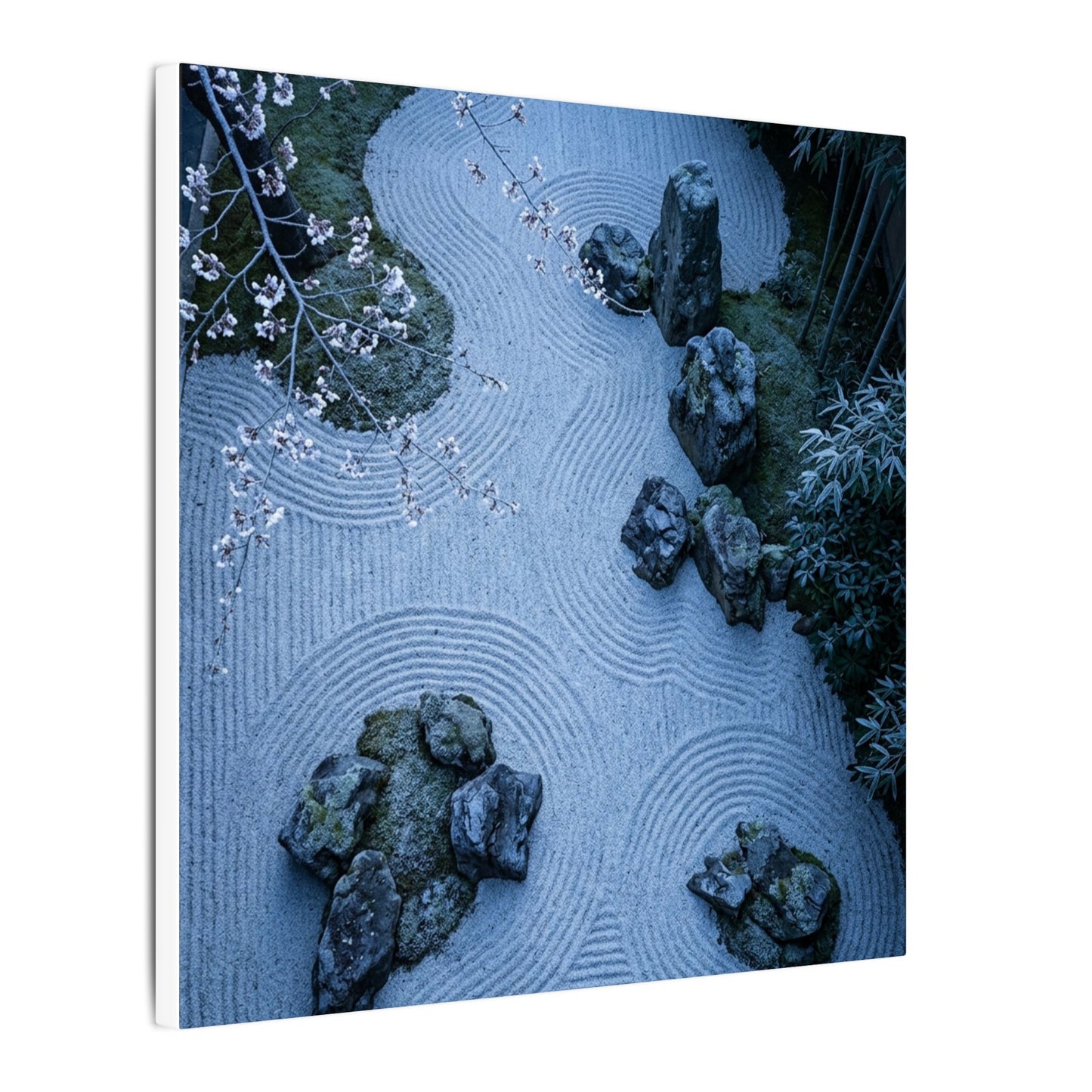 Earthy Silk Drape Canvas Art - Minimal Line Japandi