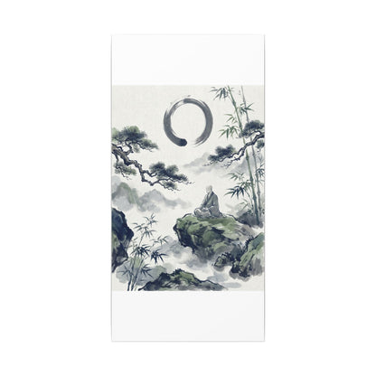 Zen Sumi-e Canvas Art