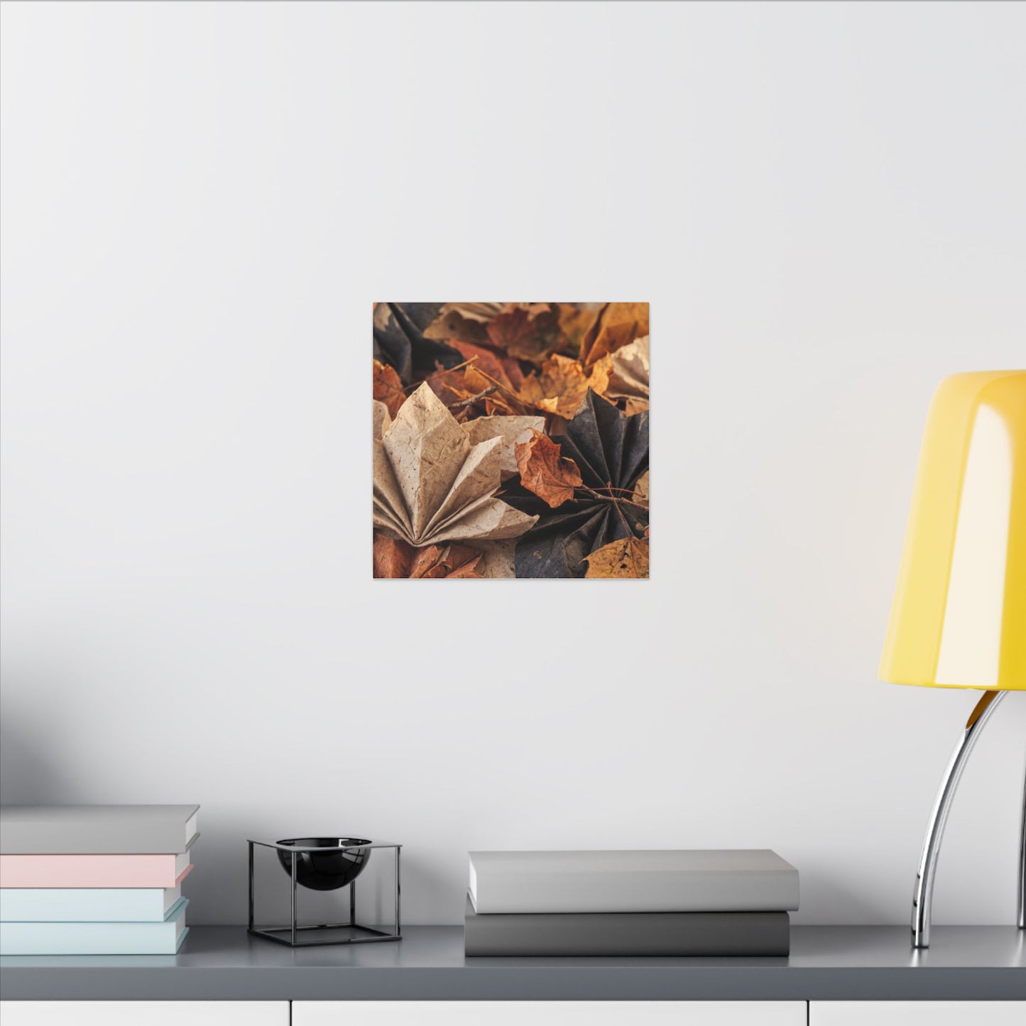Paper Fold Texture Canvas Art | Elegant Japandi Art