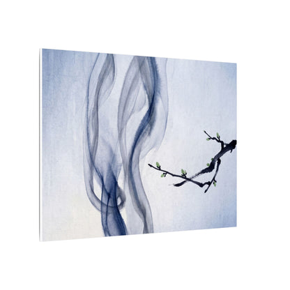 Incense Smoke Spring Canvas Art | Zen Tranquil Design