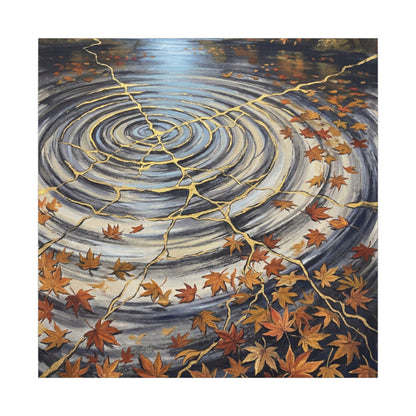 Moonlight Water Ripple Canvas Art - Kintsugi Fukinsei