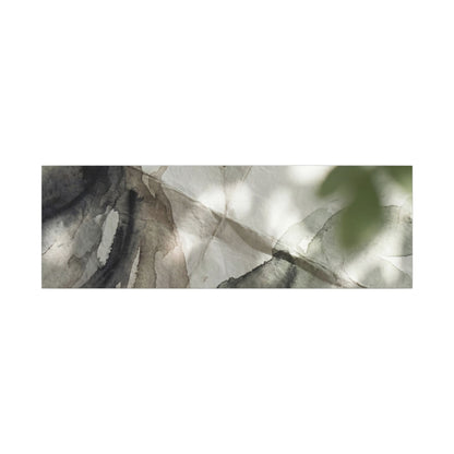 Spring Paper Fold Watercolor Canvas Art | Warm Decor