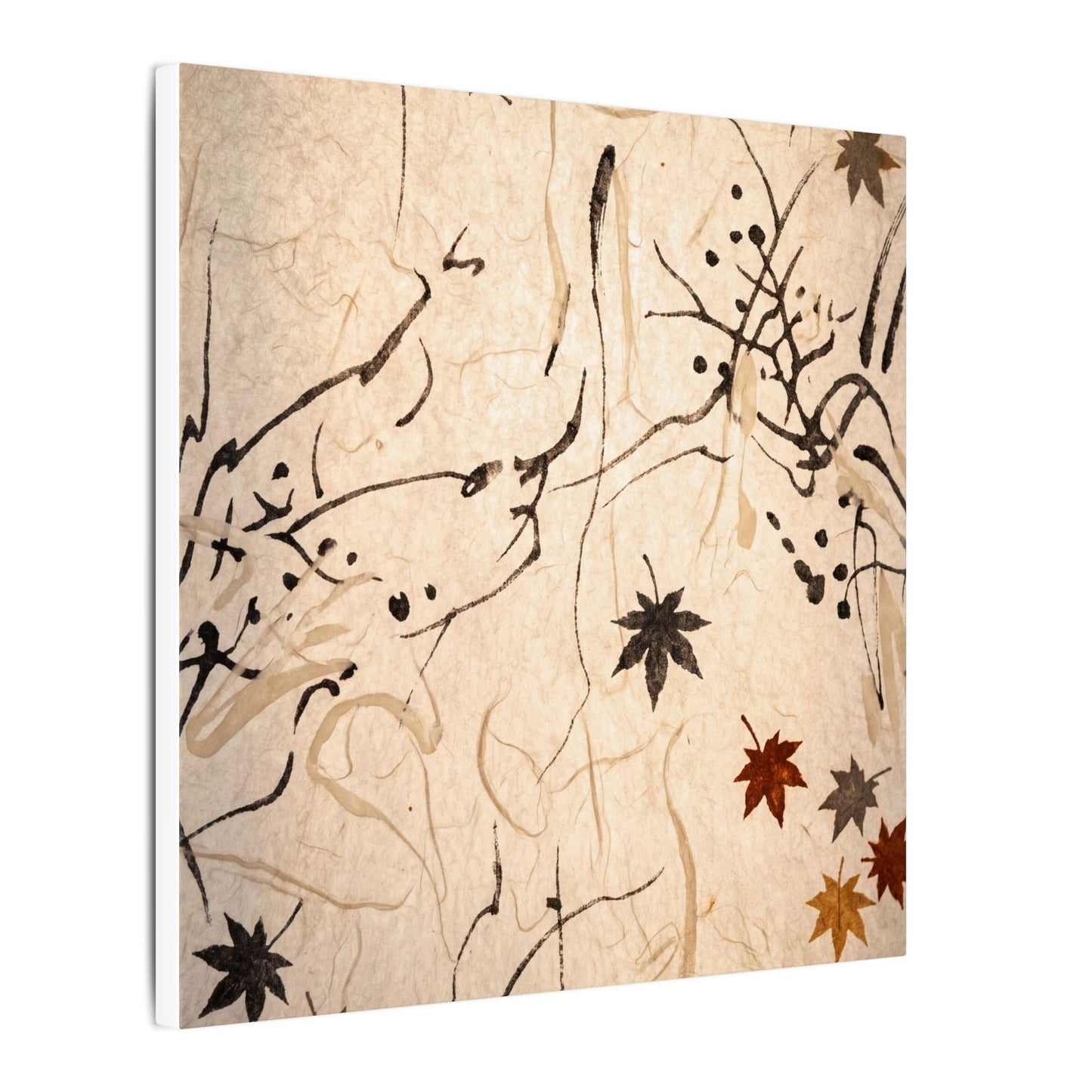 Golden Hour Shoji Screen Canvas Art - Japandi Fukinsei