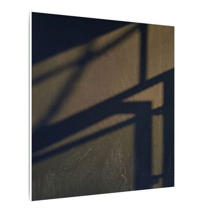 Sophisticated Shadow Play Canvas Art - Moody Minimal Dark Japandi