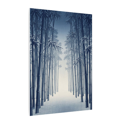 Bamboo Grove Canvas Art | Winter Zen Ukiyo E Inspired Art