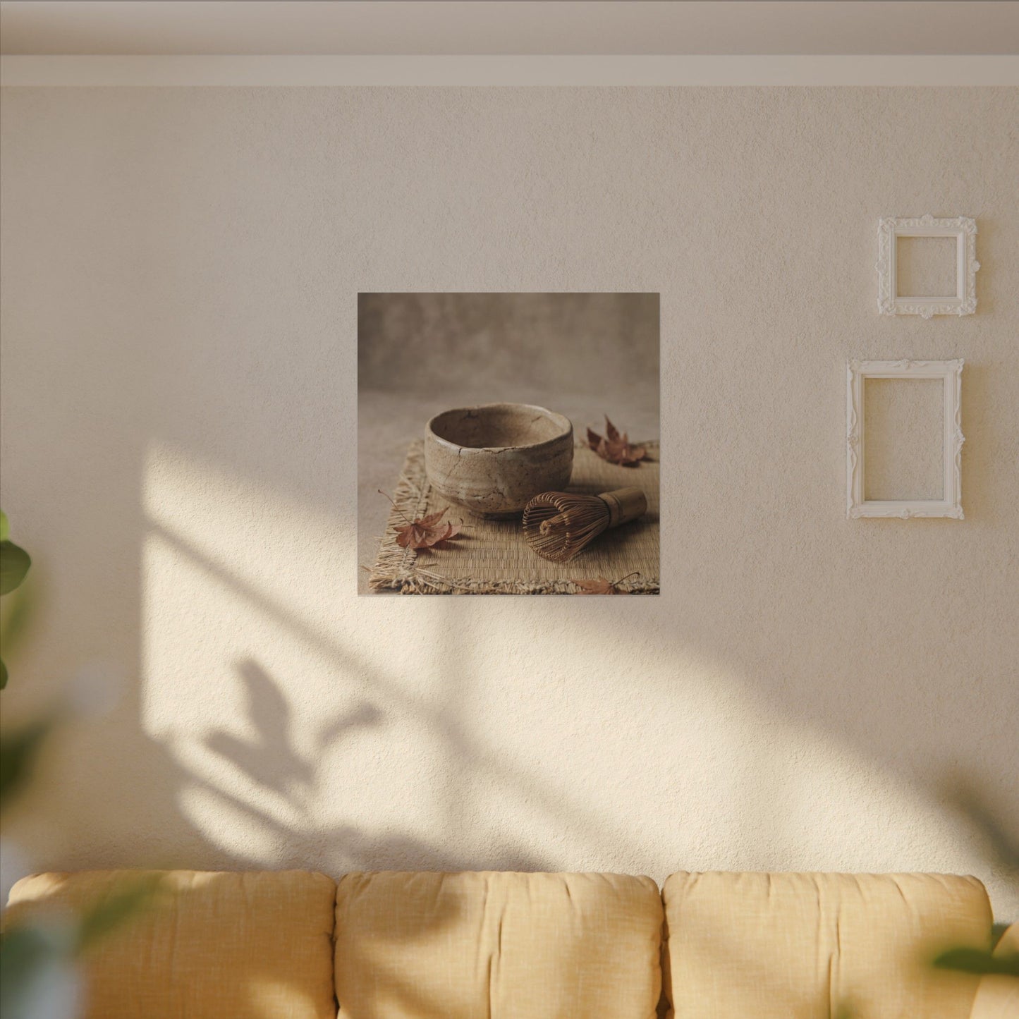 Ma Tea Ceremony Canvas Art - Japandi Texture