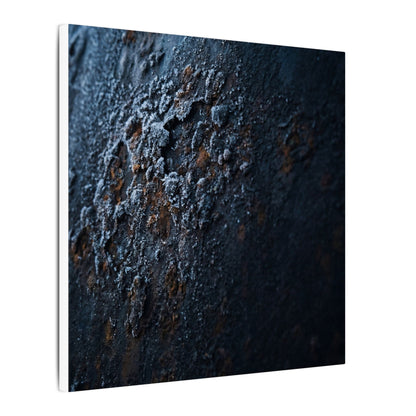 Rust Patina Canvas Art | Winter Dark Japandi Shadow Zen Art