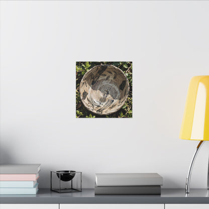 Elegant Ceramic Bowl Canvas Art - Japanese Pattern Japandi