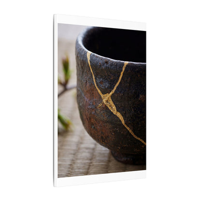 Dawn Tea Ceremony Canvas Art - Kintsugi Mono No Aware