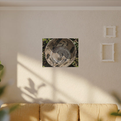 Elegant Ceramic Bowl Canvas Art - Japanese Pattern Japandi