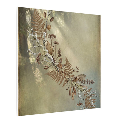Winter Dried Flowers Forest Whimsy Canvas Art | Earthy Decor