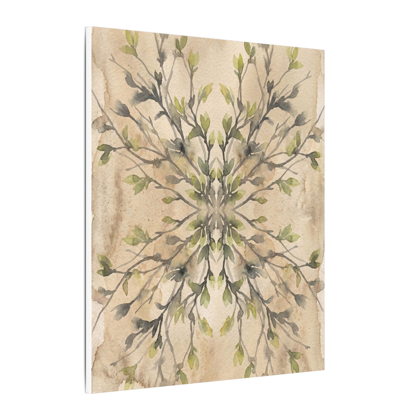 Shibui Shadow Play Canvas Art - Japandi Watercolor