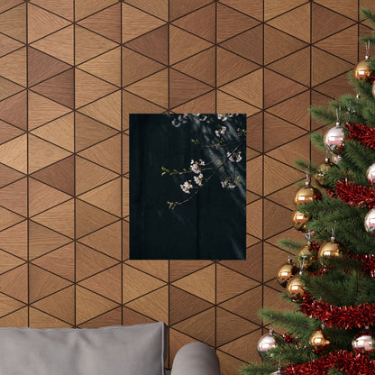 Shoji Screen Wall Art Print | Winter Japandi Texture Art