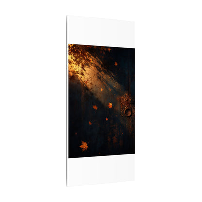 Dark Japandi Rust Patina in Golden Hour | Shadow Zen Canvas Art