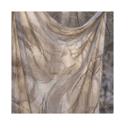 Ma Silk Drape Canvas Art - Japandi Japanese Pattern