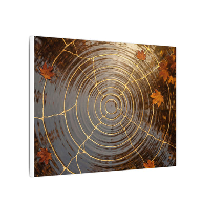 Artful Water Ripple Canvas Art - Gold Vein Kintsugi