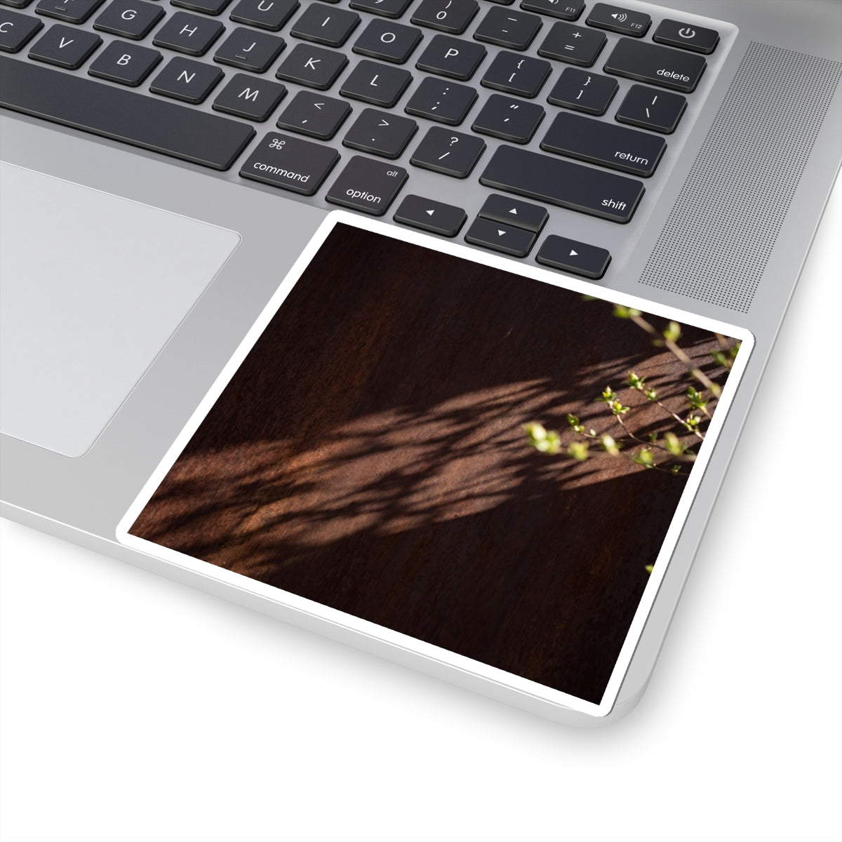 Dark Japandi Rust Patina in Dappled | Moody Minimal Sticker