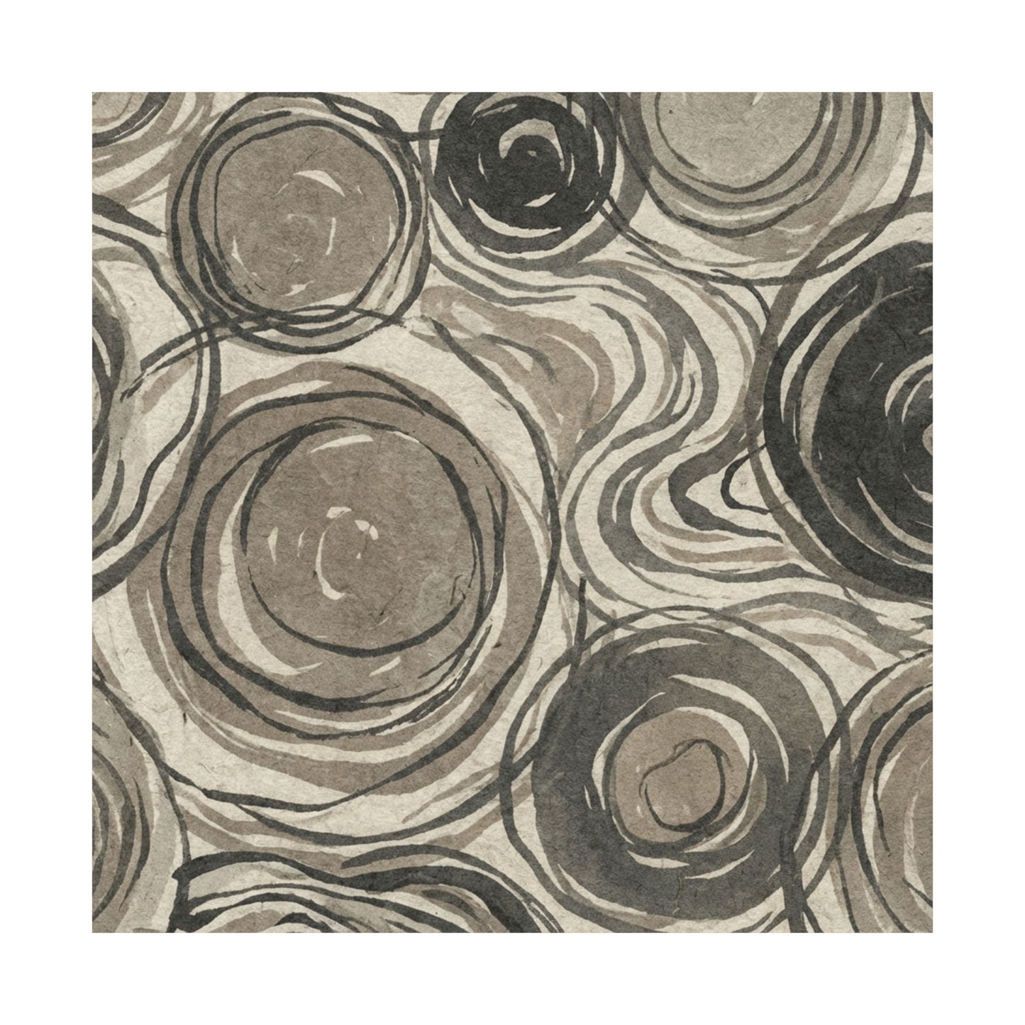 Wabi-sabi Pattern Japandi Japanese Pattern Wall Art Print