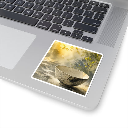 Golden Hour Ceramic Bowl Sticker - Japandi Ma