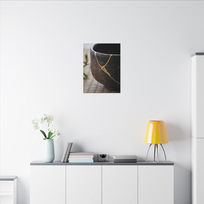 Dawn Tea Ceremony Canvas Art - Kintsugi Mono No Aware
