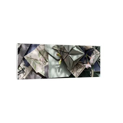 Shibui Paper Fold Canvas Art - Japandi Japanese Pattern