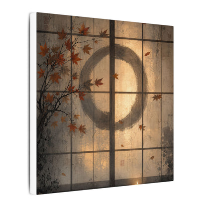 Shoji Screen Texture Canvas Art | Earthy Japandi Art