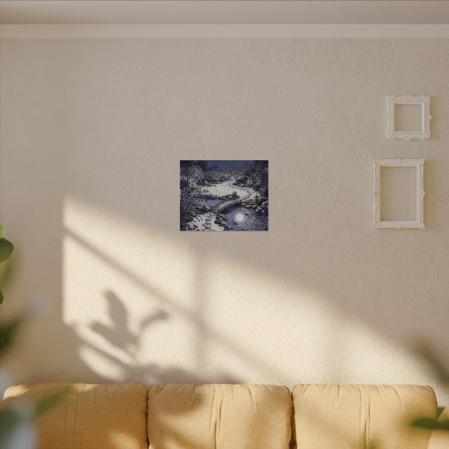 Torii Gate Enso Canvas Art | Contemplative Zen Art