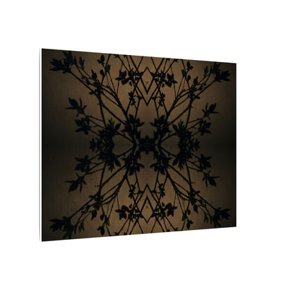 Golden Hour Shadow Play Canvas Art - Dark Japandi Seijaku