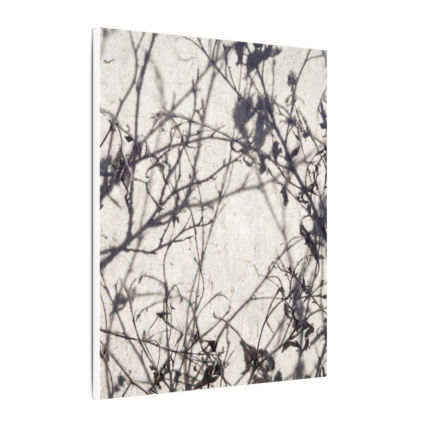 Winter Shadow Play Japanese Pattern Canvas Art | Elegant Decor
