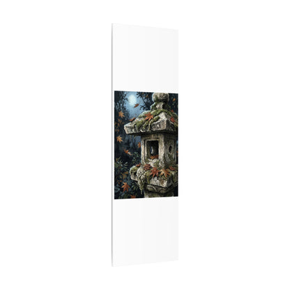 Shibui Stone Lantern Canvas Art - Japandi Minimal Line