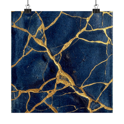 Kintsugi Crackle Wall Art Print Art Print