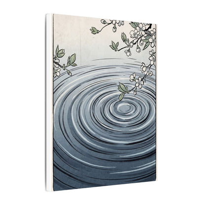 Calm Water Ripple Canvas Art - Ukiyo E Inspired Zen