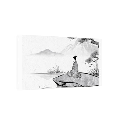 Meditation Harmonious Zen Ukiyo-e Canvas Art