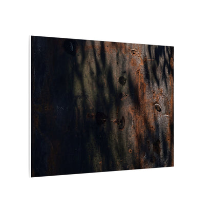 Rust Patina Shadow Zen Canvas Art | Luxurious Dark Japandi Art