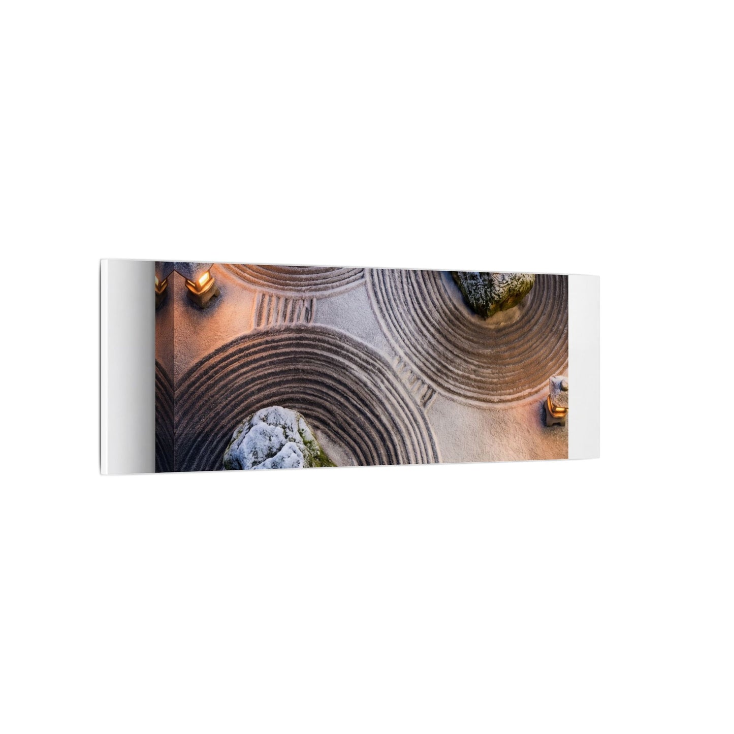 Candlelight Rock Garden Canvas Art - Japandi Ma