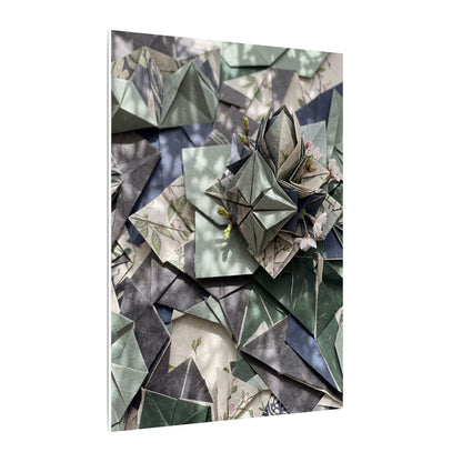 Shibui Paper Fold Canvas Art - Japandi Japanese Pattern