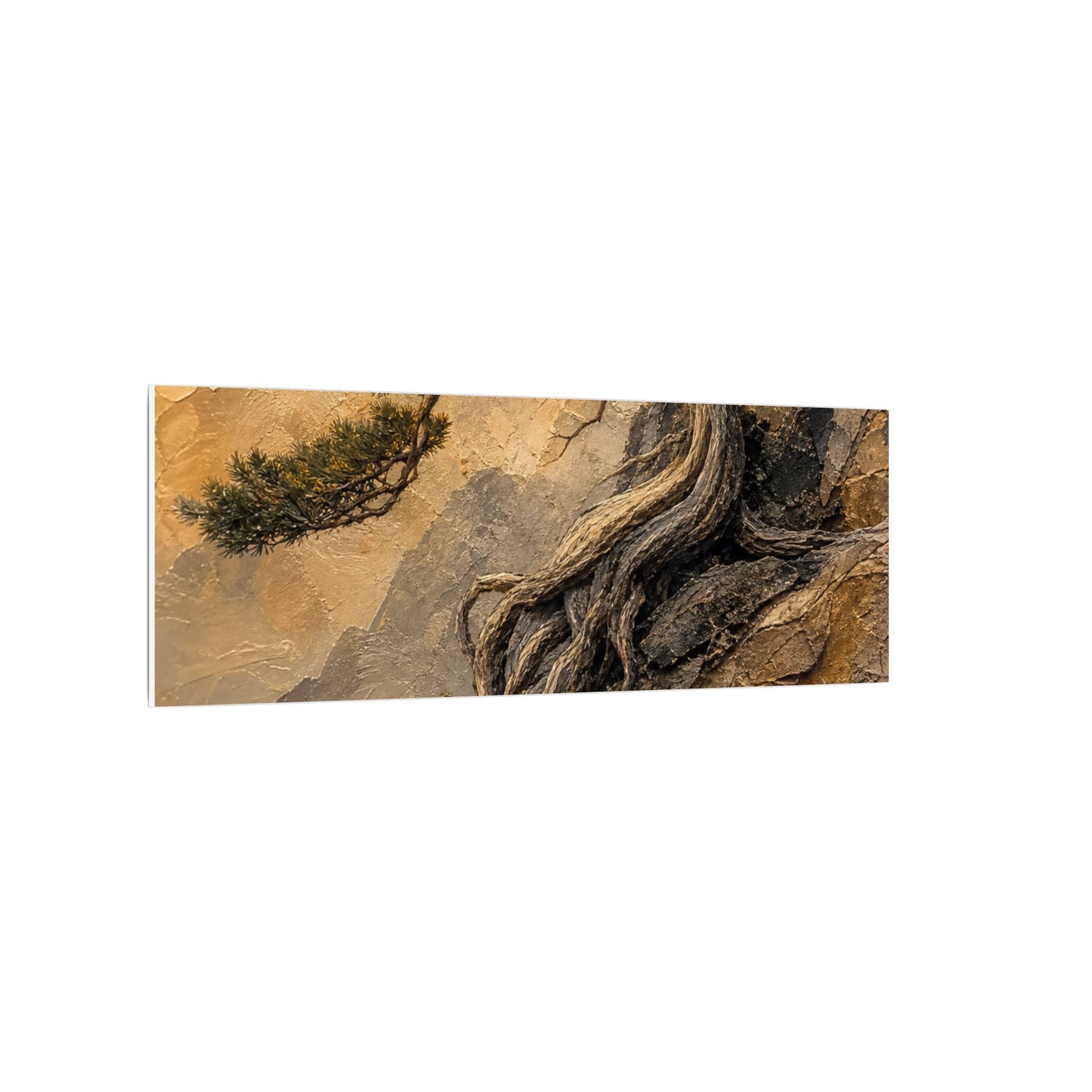 Summer Pine Tree Texture Canvas Art | Cozy Decor