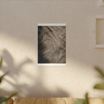 Silk Drape Canvas Art | Spring Japandi Japanese Pattern Art