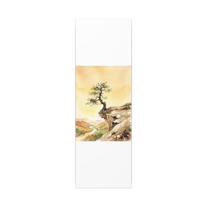 Golden Hour Pine Tree Canvas Art - Japandi Fukinsei