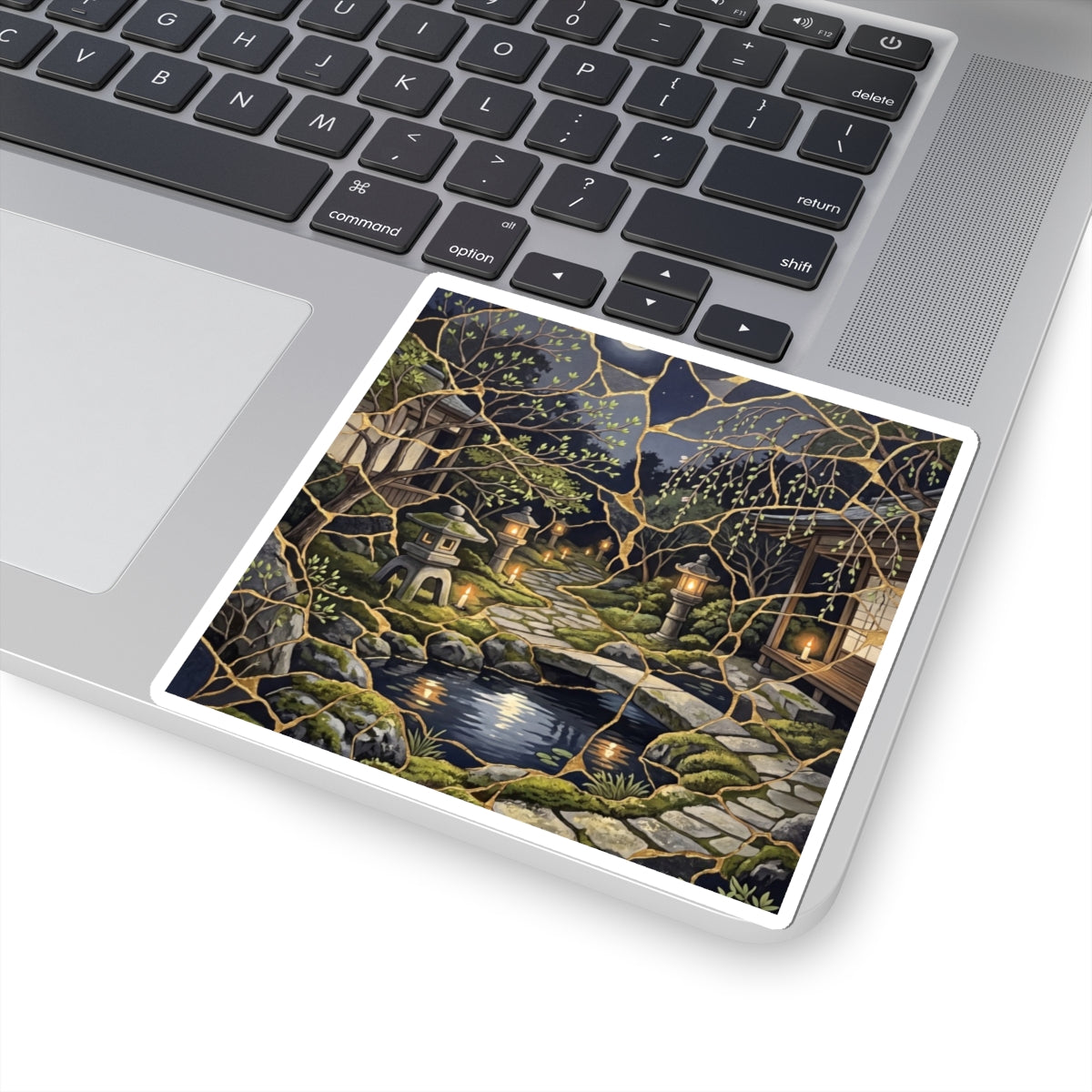 Candlelight Moonlit Garden Sticker - Kintsugi Shibui