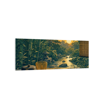 Ma Tea Ceremony Canvas Art - Zen Ukiyo E Inspired