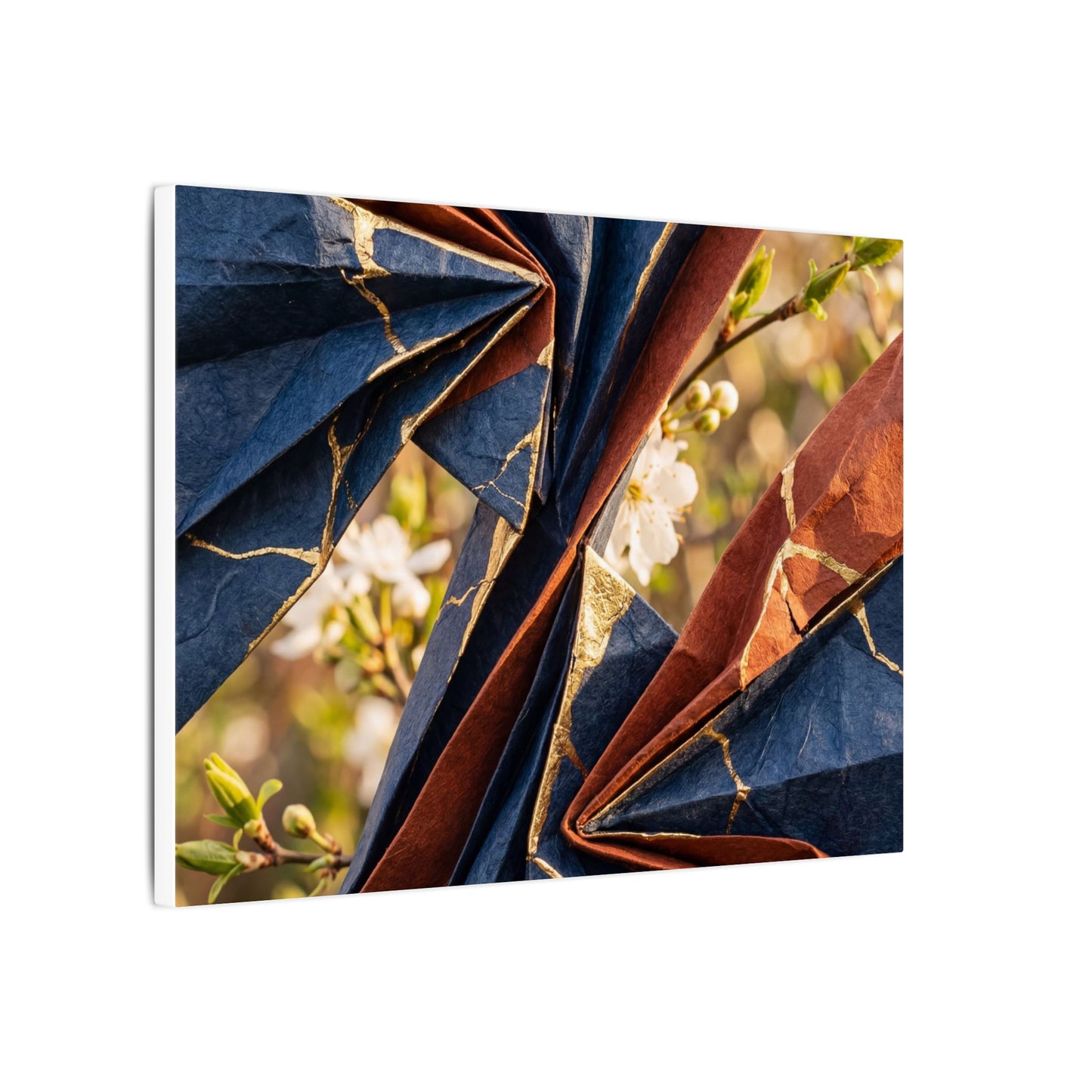 Spring Ceramic Bowl Watercolor Canvas Art | Warm Decor